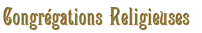 Congrégations religieuses